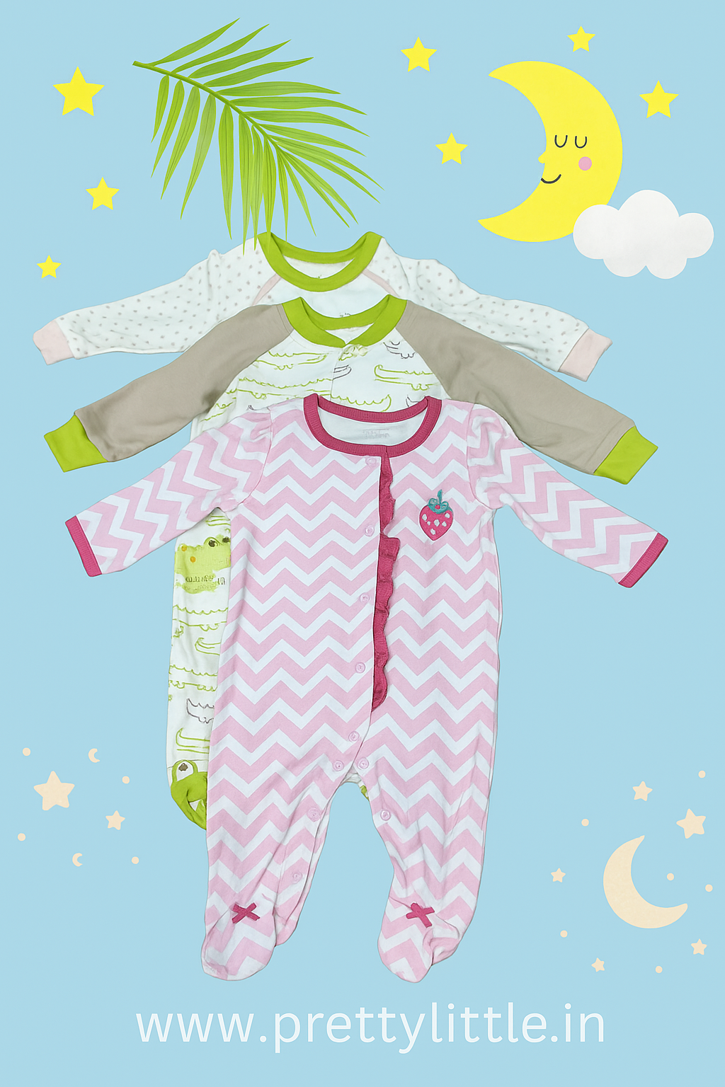 Cute footed Rompers (Best 3 dispatched)