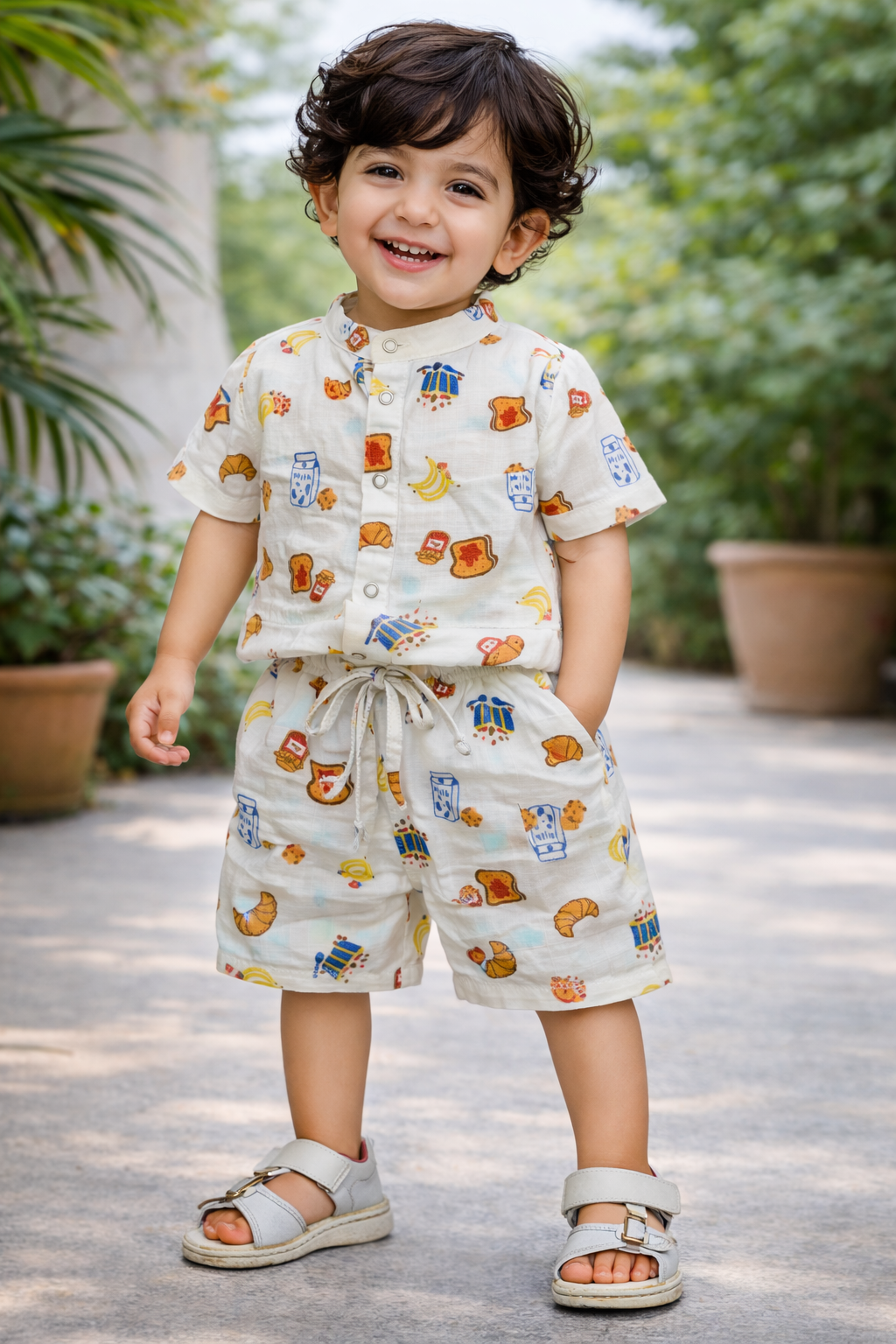 Cloud Soft Muslin Co-ord Set pack of 4 – Ultra-Soft Baby Wear (0–3 Years)