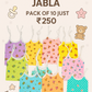 TinyHugs Cotton Top Knot Jabla Value Pack – 10pcs Just ₹250!( best 10 dispatched)