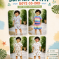 Cloud Soft Muslin Co-ord Set pack of 4 – Ultra-Soft Baby Wear