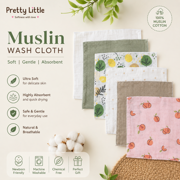 Pack of 6 Face moth cloth - Ultra Soft Baby Towel (Best 6 dispatched)
