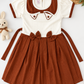 Diwali Denim Bloom Dress Set | Girls Western Wear – Special Offer ( 7- 8 year)