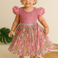Pretty Little Pink Floral Princess Frock – Diwali 2025 Collection