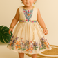 Pretty Little white Floral Princess Frock – Diwali 2025 Collection