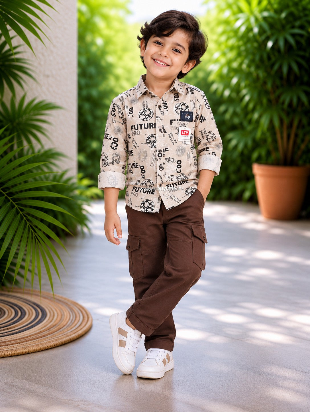 Aarush Royal Festive Waistcoat Set – Boys (5–6 Years)✨