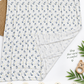 Bamboo Muslin Swaddle – 48" × 48" | Ultra Soft & Breathable (Pack of 2)