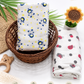 Bamboo Muslin Swaddle – 48" × 48" | Ultra Soft & Breathable (Pack of 2)