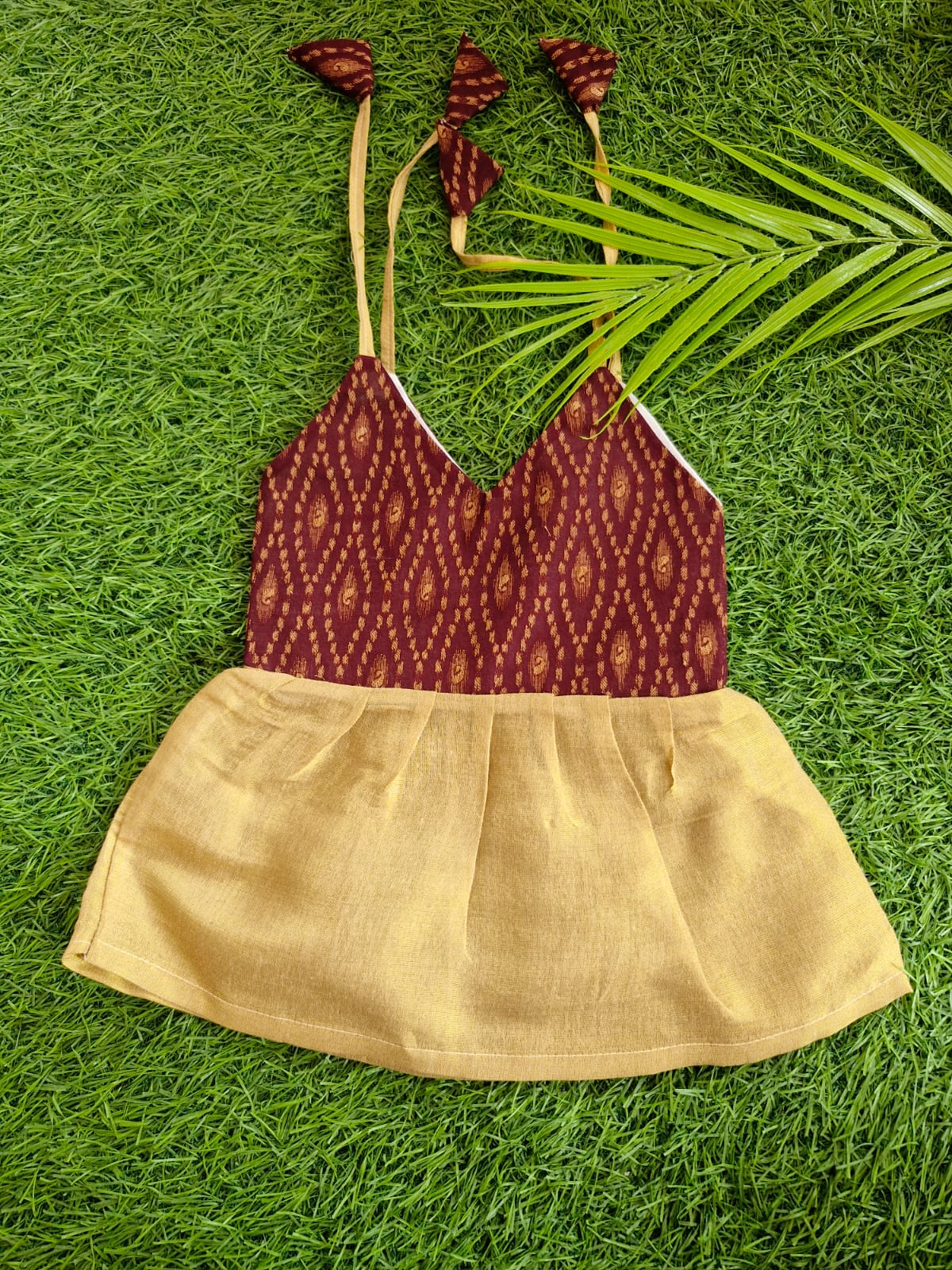 Mini Kerala-Inspired Frock for Kids (0-3 Month) – Any one dispatched