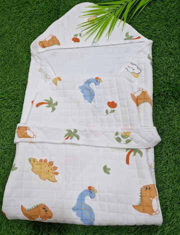 Premium Muslin Baby Wrapper with Secure Belt – Gentle & Breathable(best one dispatched)
