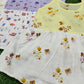 Color cotton with muslin knot frock combo pack (best 3 dispatched)(0-3m)