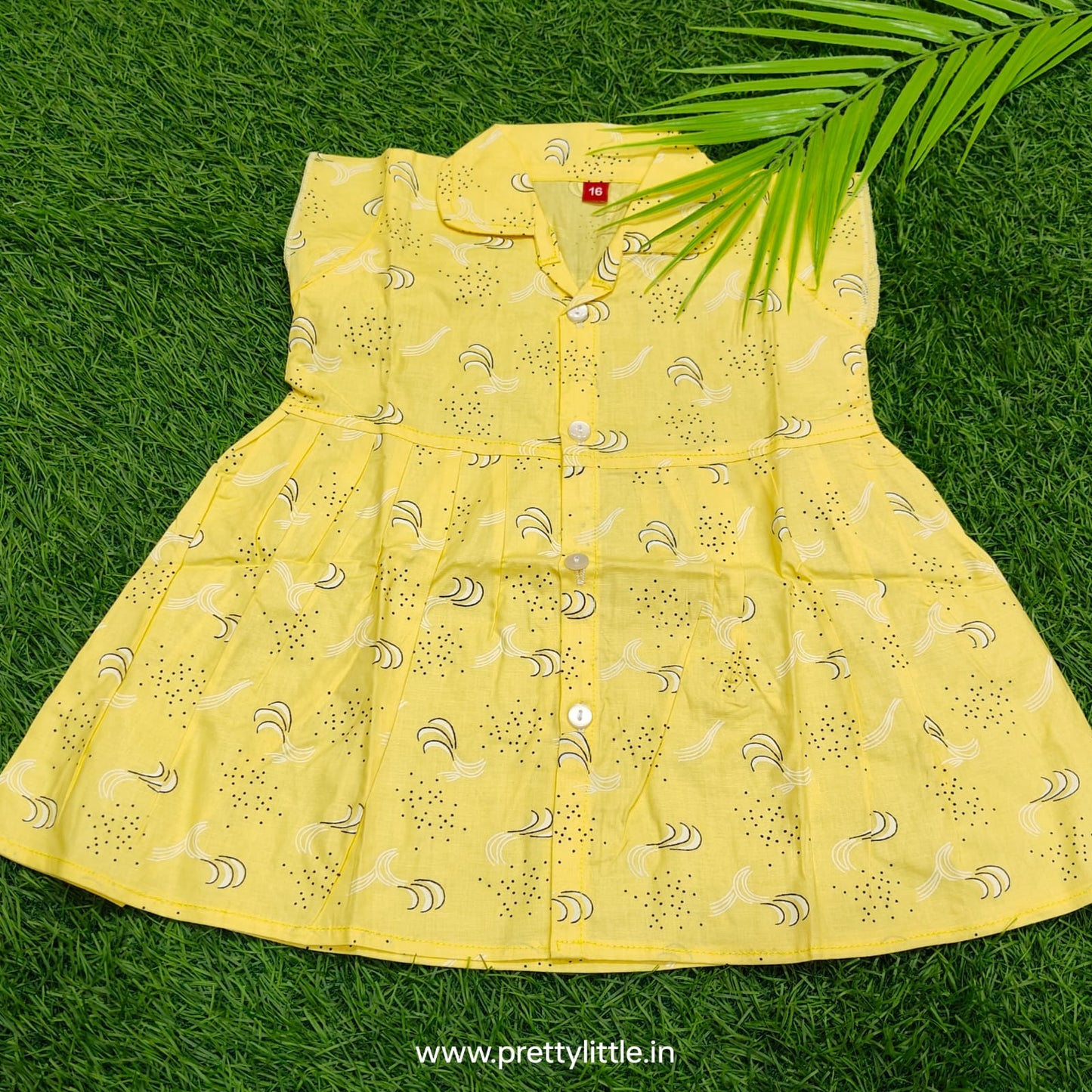 Adorable Printed Collar Dress – Combo Pack for Little Fashionistas (0-3 Years)
