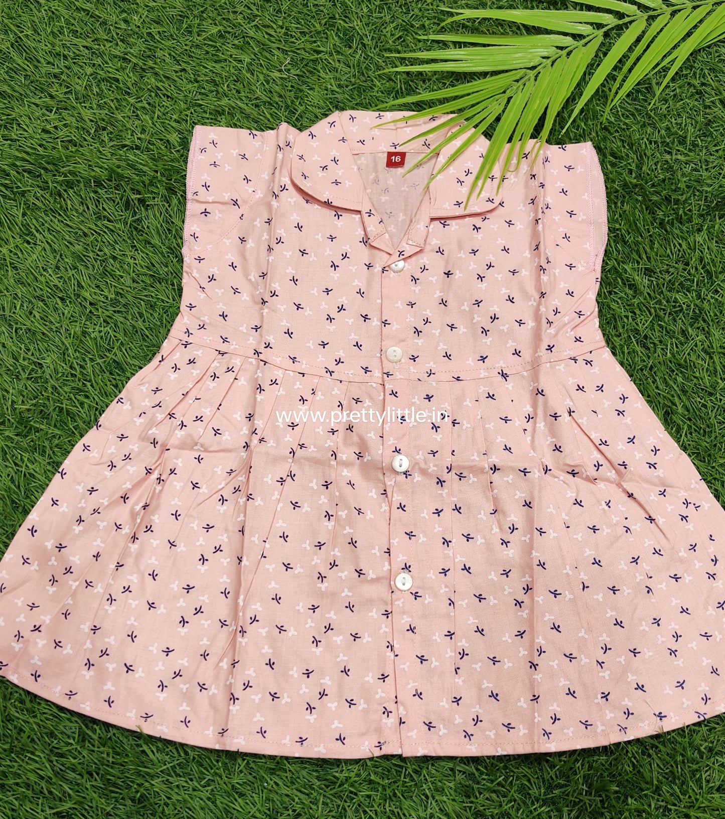 Adorable Printed Collar Dress – Combo Pack for Little Fashionistas (0-3 Years)