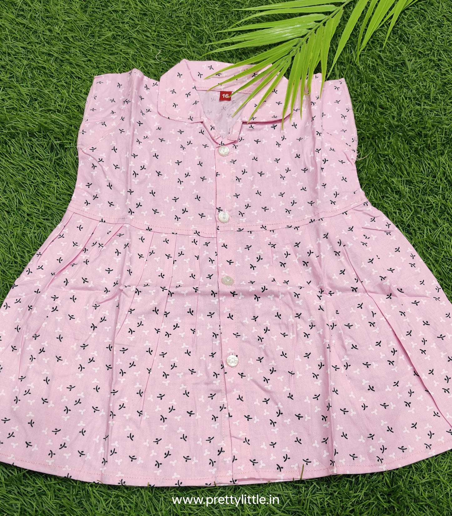 Adorable Printed Collar Dress – Combo Pack for Little Fashionistas (0-3 Years)
