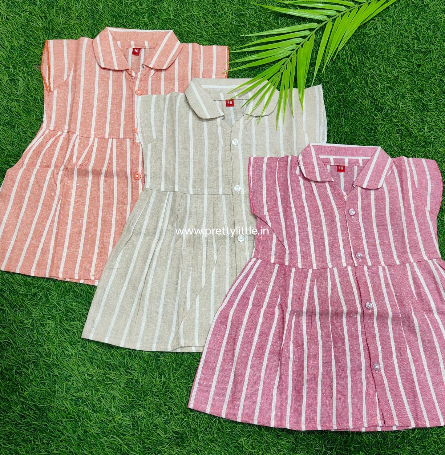 Budget Striped collor summer Cotton Frock – Stylish & Comfortable (best 3 dispatched)