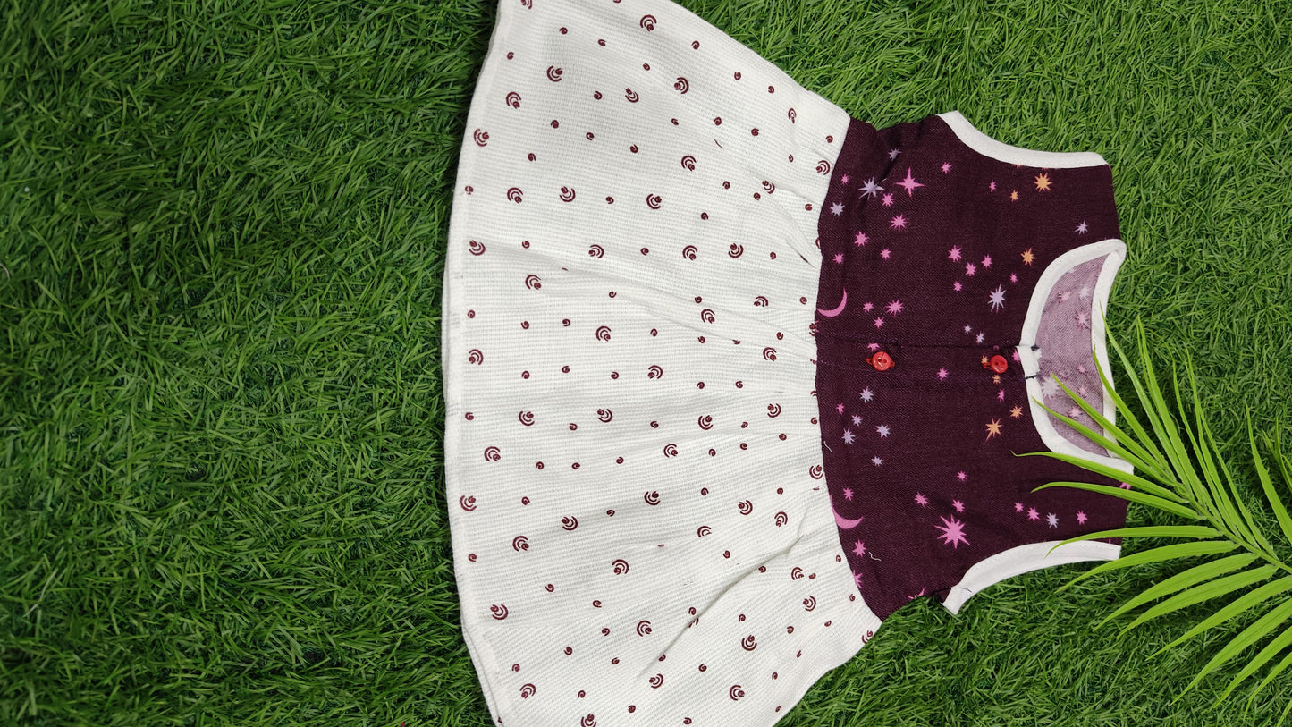 Cotton sleeveless frock combo pack (best 5 dispatched)(0-6m)