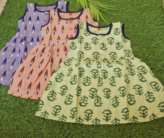 Combo Cotton Frock – Stylish & Comfortable (best 3 dispatched)