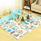 Colorful Car Themed Baby Play Mat & Height Chart – Soft, Washable, 100 cm Measurement
