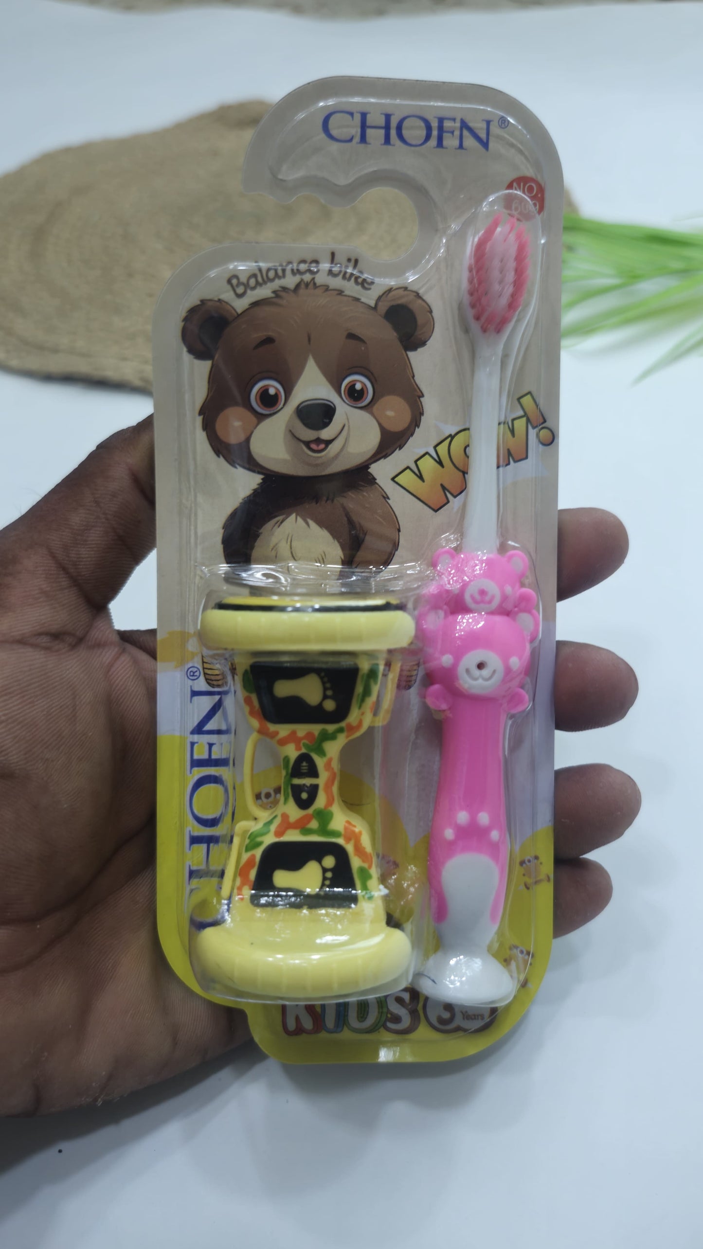 SoftSmile Toothbrush Set with toy– Gentle soft Bristles