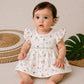 Pretty Little cloud  Muslin Baby Frock | 0–2 Years | Soft & Breathable