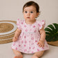 Pretty Little cloud  Muslin Baby Frock | 0–2 Years | Soft & Breathable