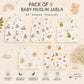 Combo Pack of Muslin Jablas for Babies ( best 5 dispatched)