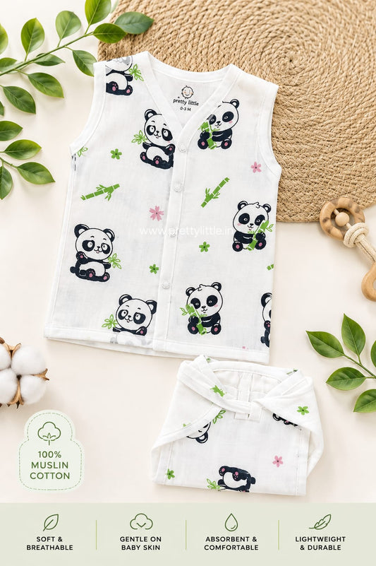 Little Love Muslin Jabla & Langot Nappy Set