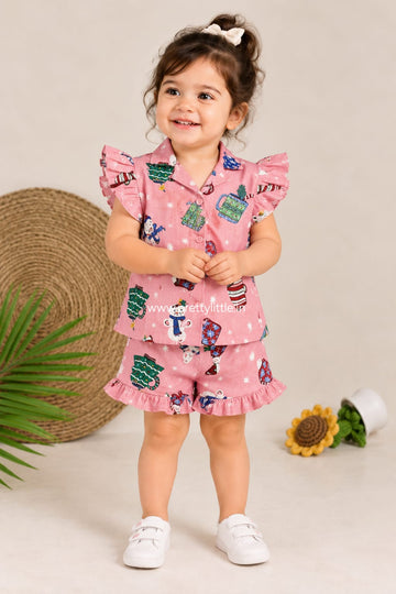 Ziva Ruffle Co-ord Set | 6–12 Months