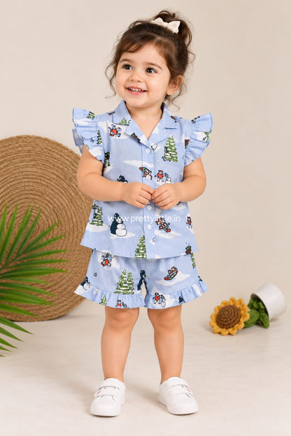 Ziva Ruffle Co-ord Set | 6–12 Months
