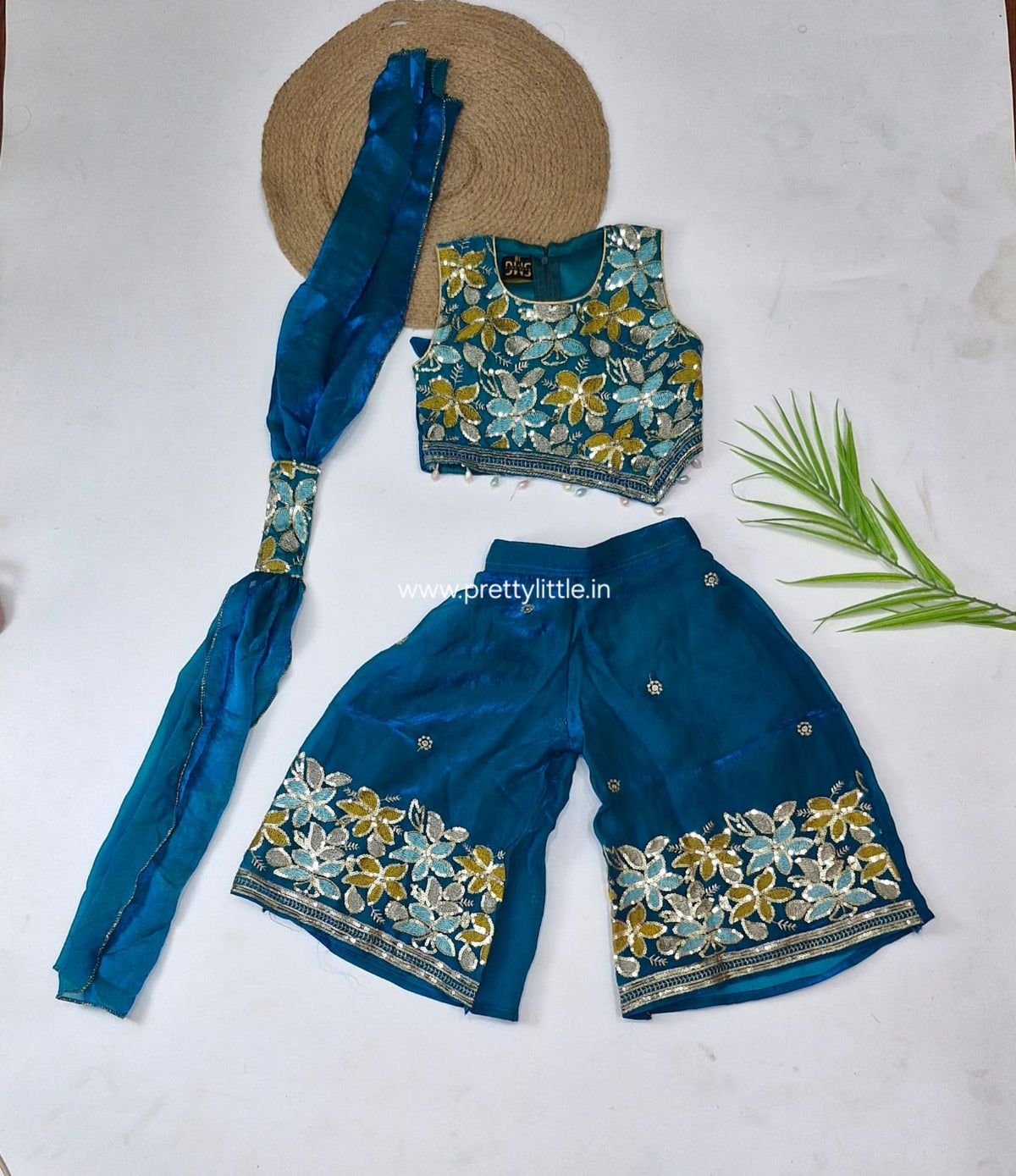 Vega Festive Sharara Set | Girls Ethnic Wear