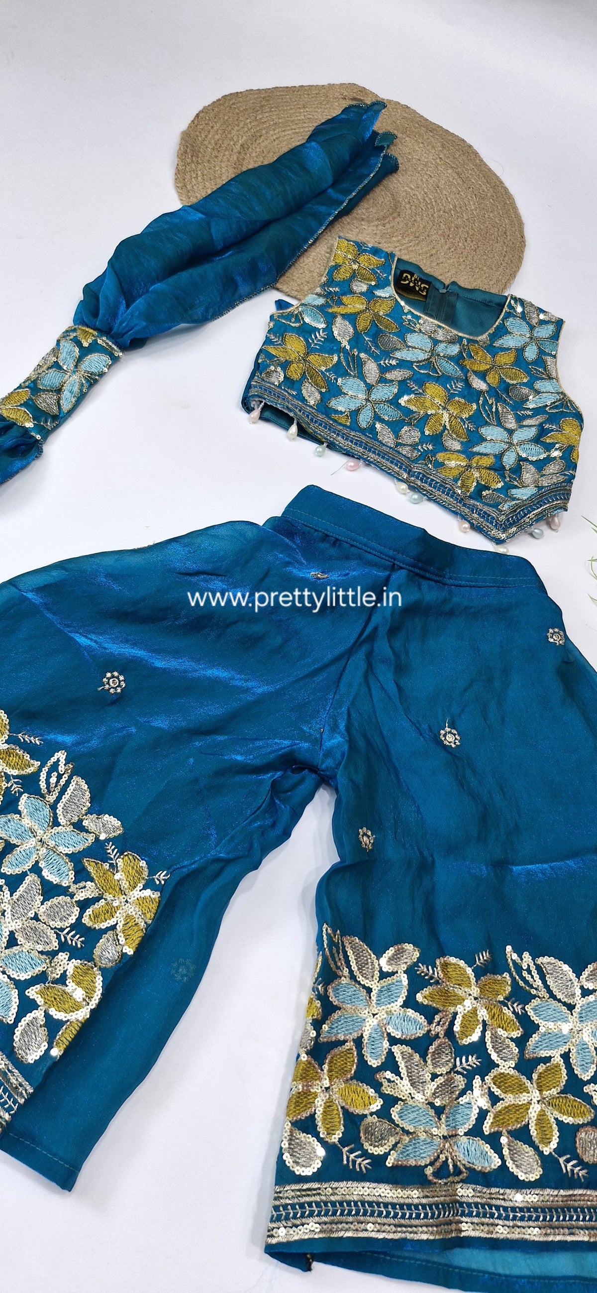Vega Festive Sharara Set | Girls Ethnic Wear