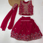 Meher Royal Floral Embroidered Lehenga Set – 1 to 2 Year  2-3 year