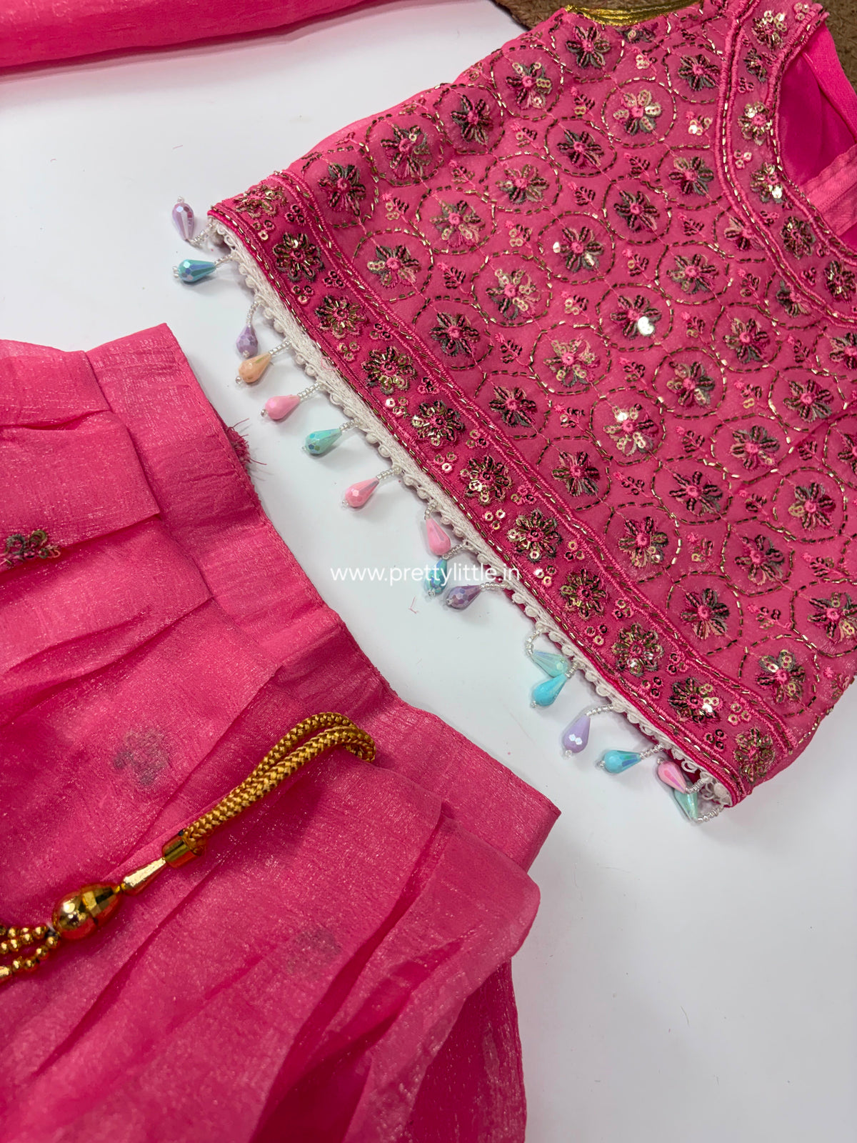 Ishani Festive Mirror Work Lehenga Set