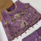 Avyanna Teal Floral Embroidered Lehenga Set – 3 to 9 Years