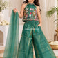 Inaya Floral Festive Palazzo Set | Girls Ethnic Wear ✨