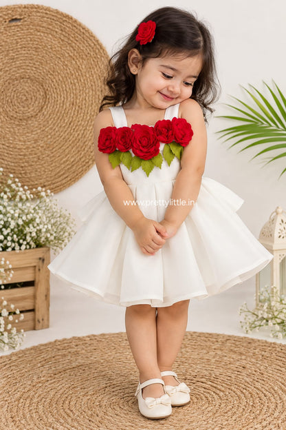 Rosella Bloom Party Frock | Girls Occasion Wear 🌹✨
