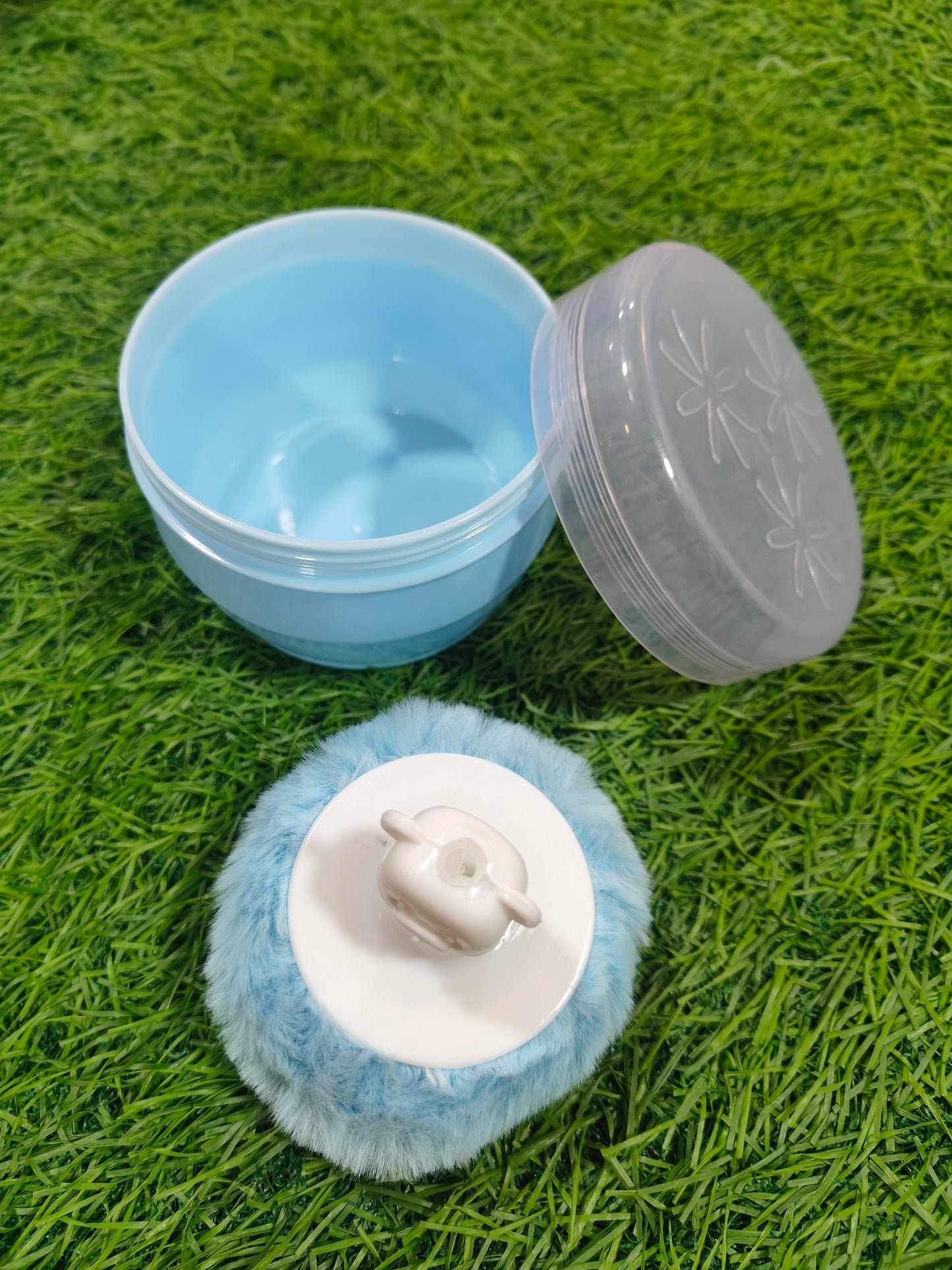 Powder Box With Soft Musical Puff