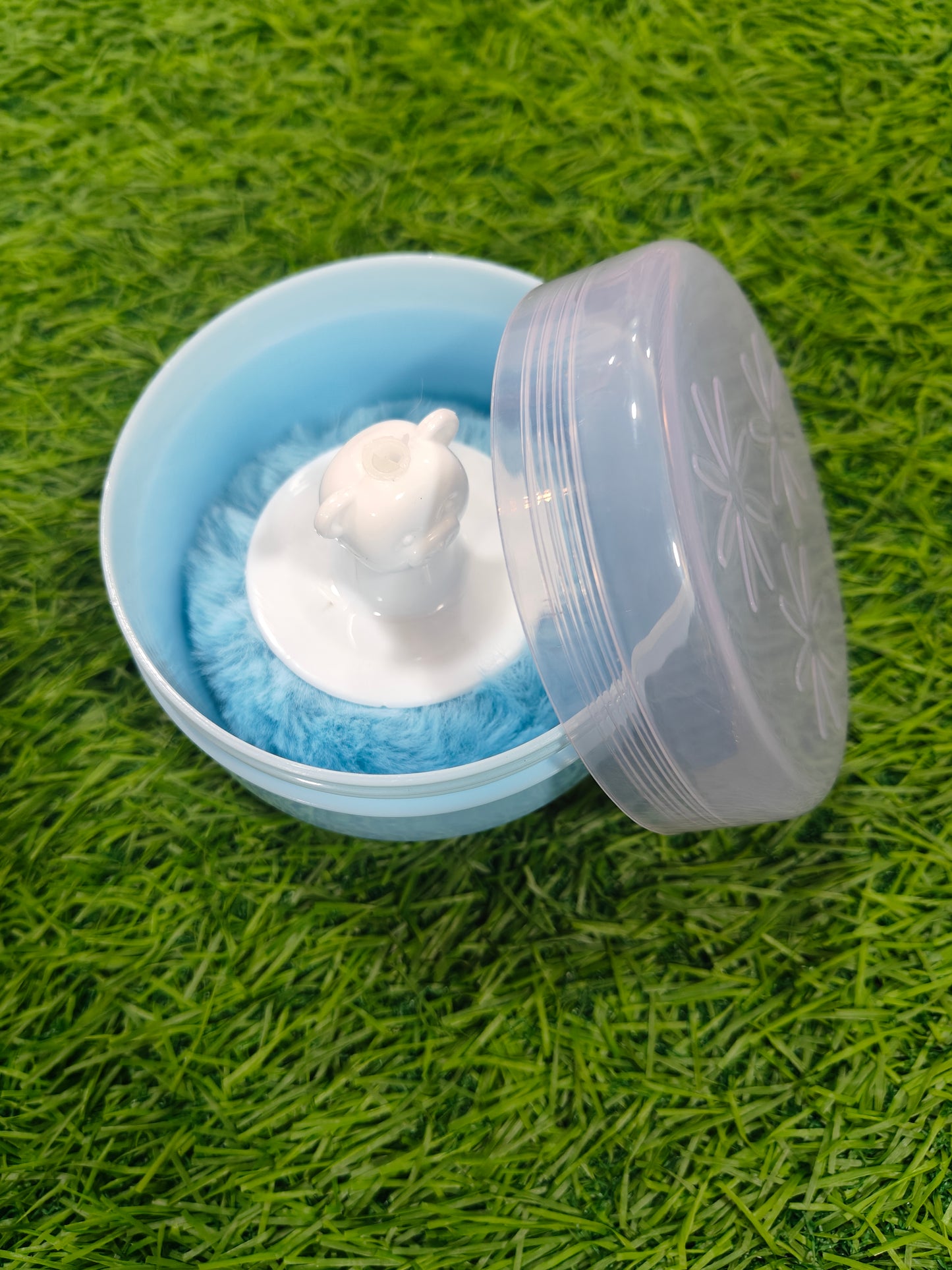 Powder Box With Soft Musical Puff