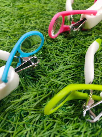 Nailcutter with magnifying glass