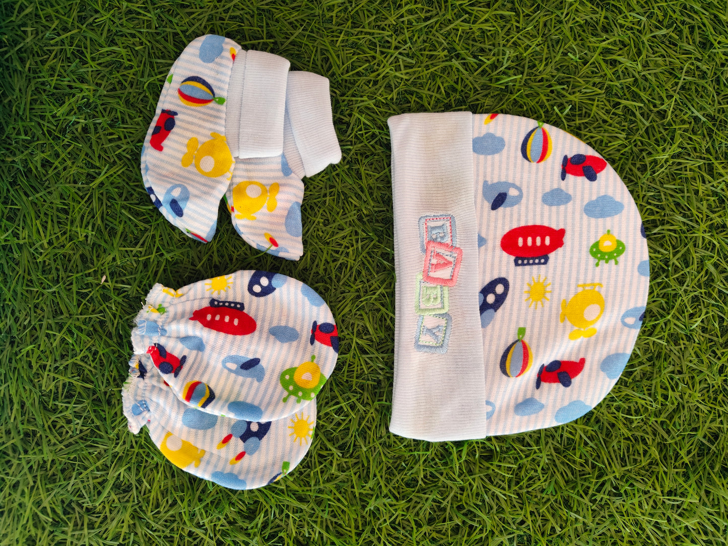 Cap mitten 3Pc Set - Printed