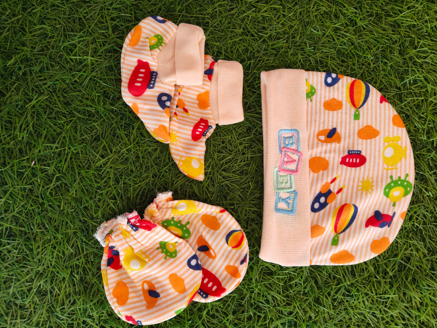 Cap mitten 3Pc Set - Printed