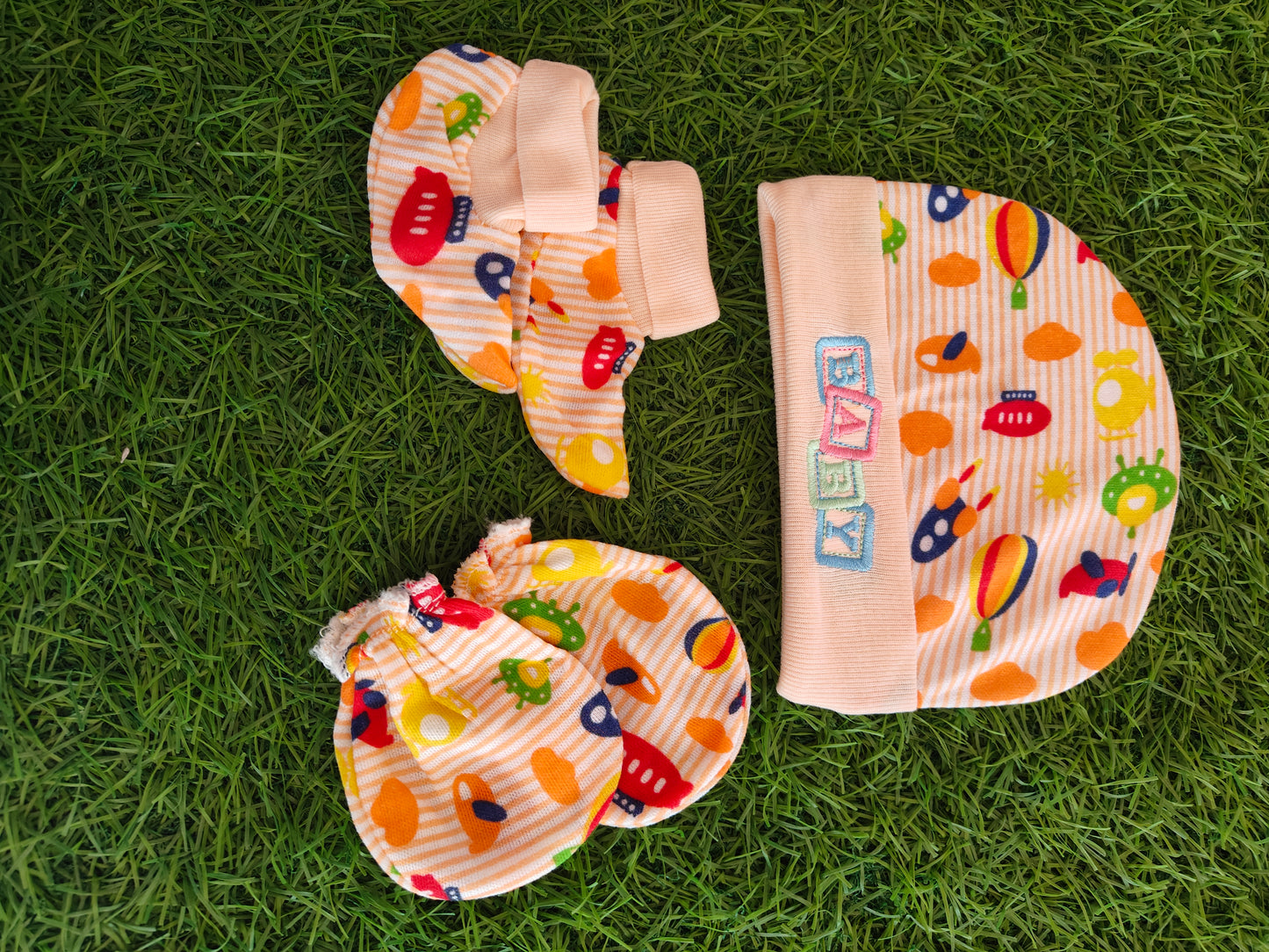 Cap mitten 3Pc Set - Printed