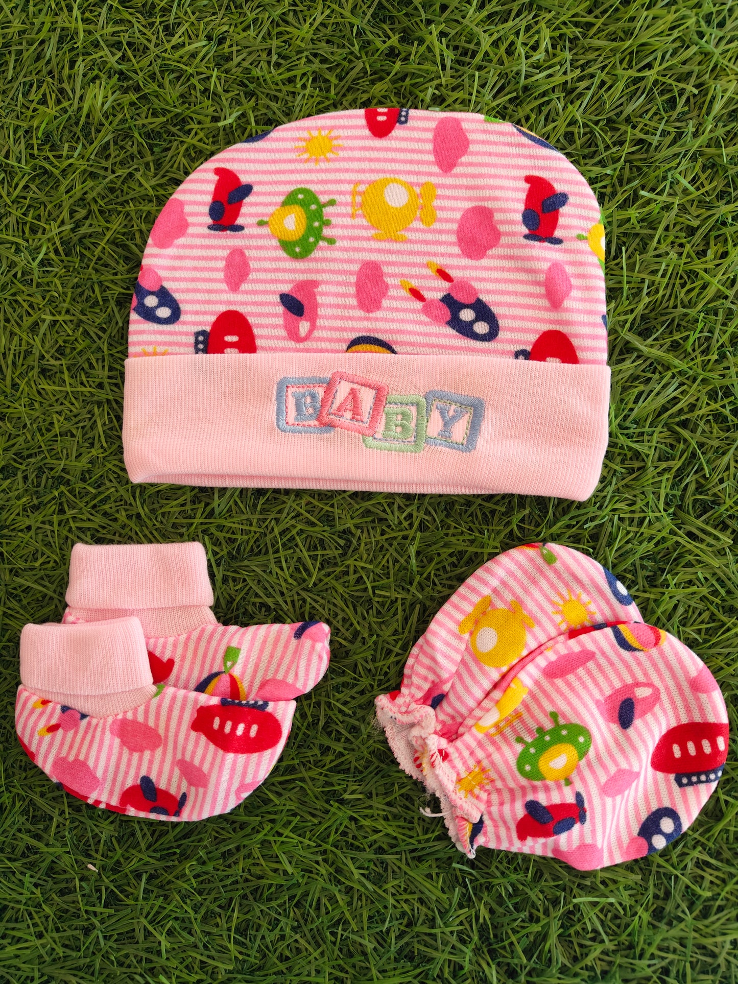 Cap mitten 3Pc Set - Printed
