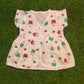 Charming Half-Sleeve Muslin Frock with Cute Print (best one dispatched)