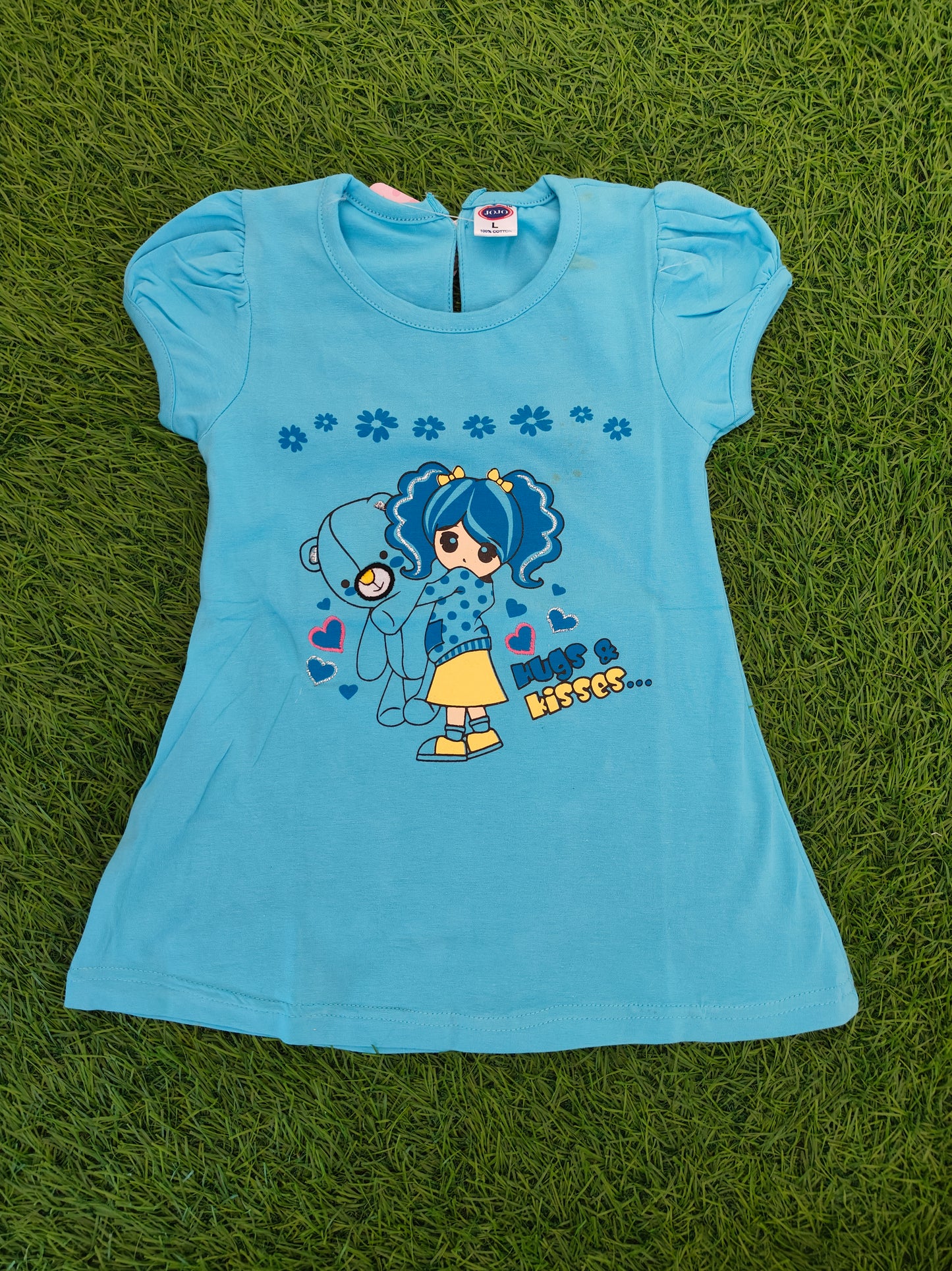 Doll & Girl Print T-Shirt for Girls