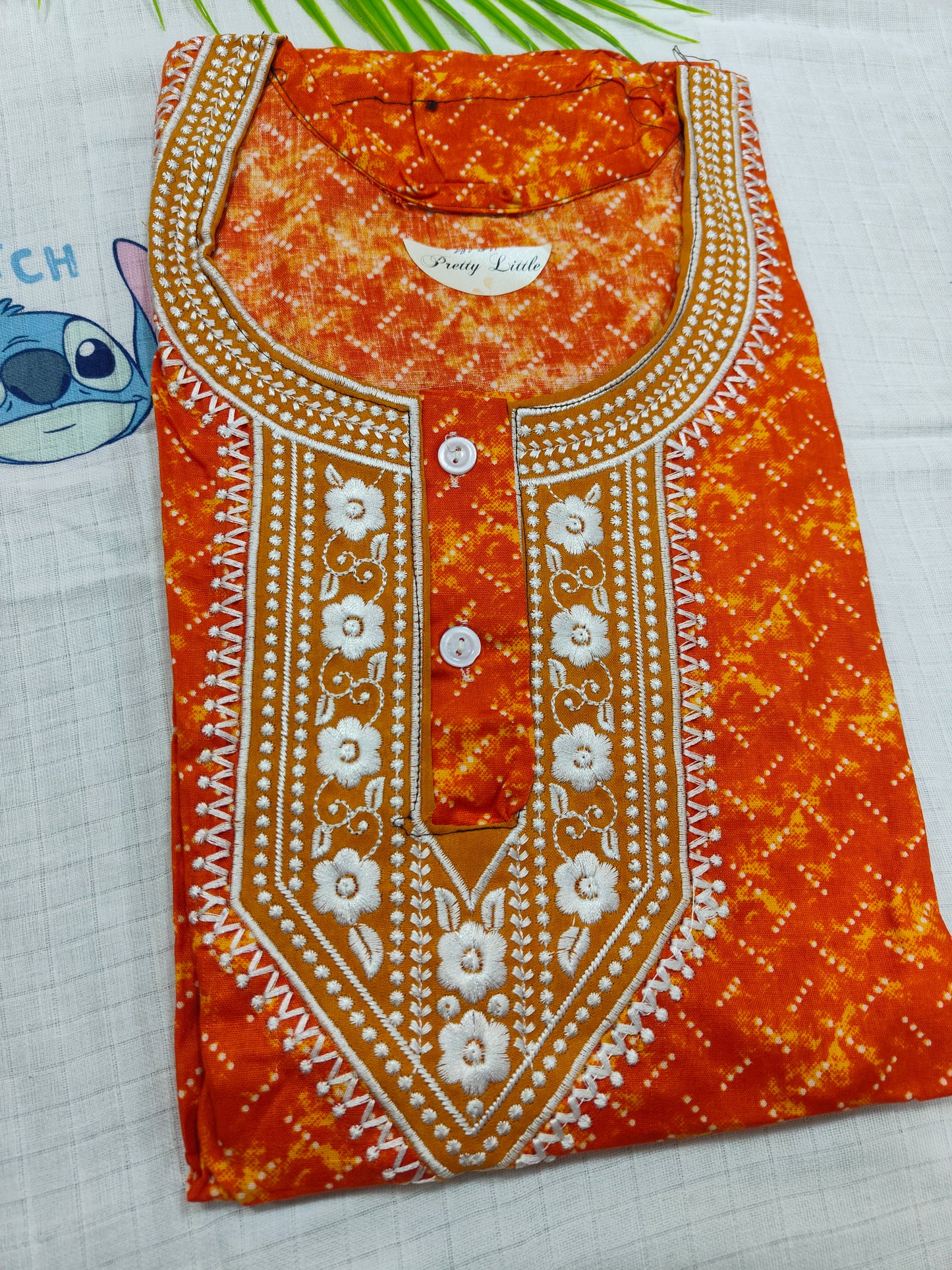 Soft and Comfortable Cotton Nighty - Elegant Embroidery Design