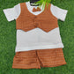 Bow Boys' T-Shirt & Trousers Set - Stylish & Comfortable