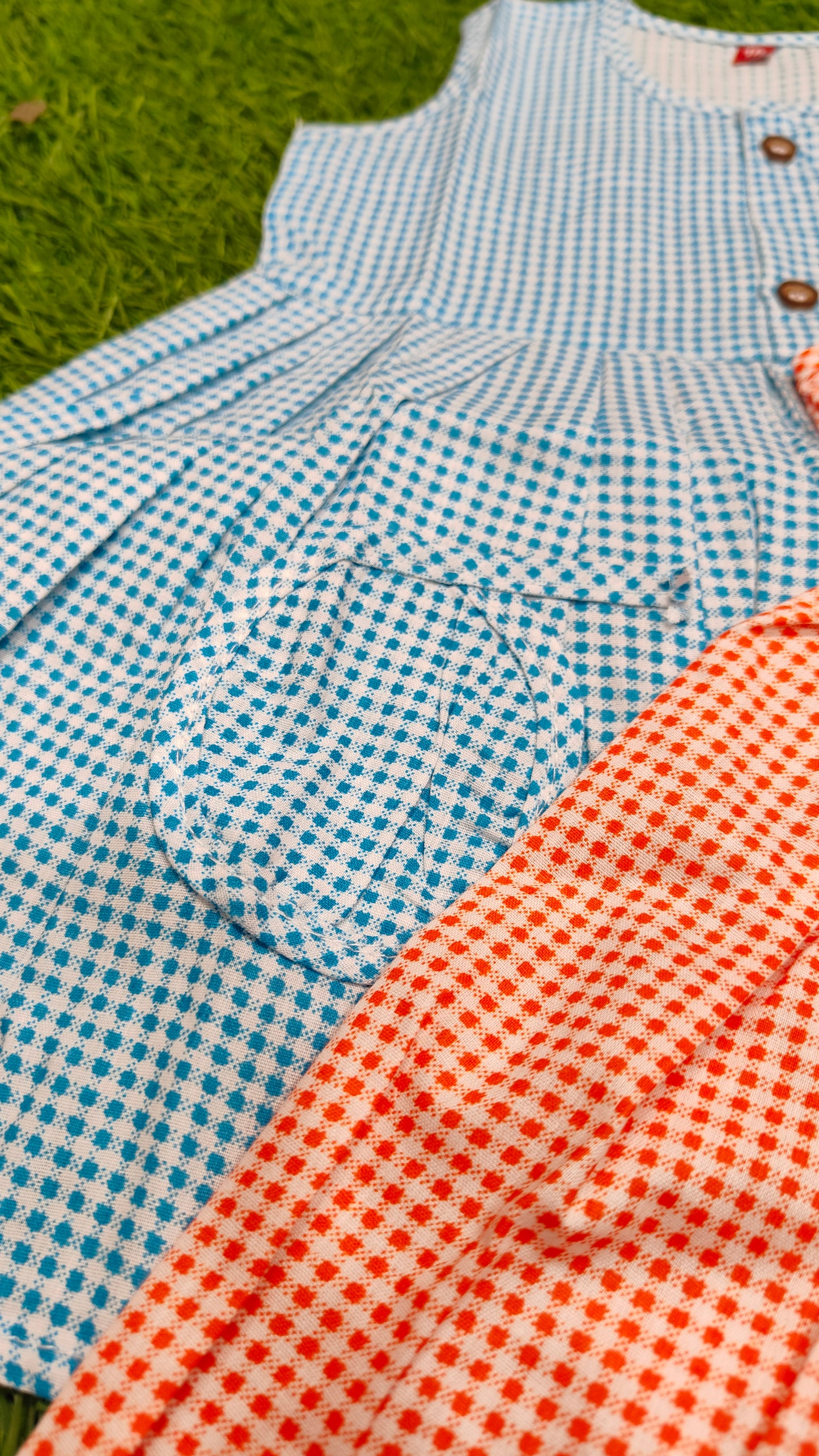 Chic & Comfy Checkered Pocket Dress – Stylish & Playful!" ( Best 3 dispatched)