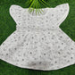 Butterfly muslin cute frock combo pack (0-6m)