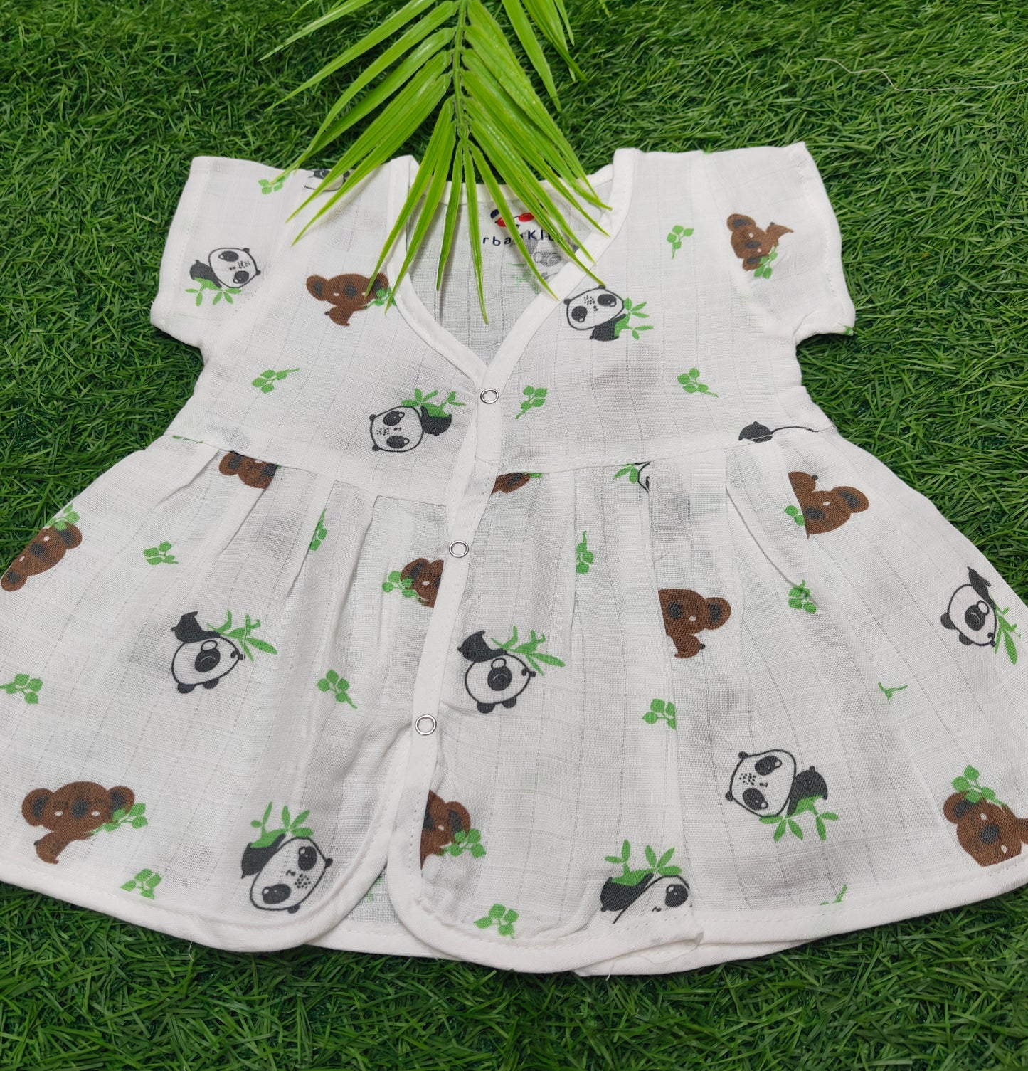 (Any 3) Combo Pack of Muslin Frocks for Babies