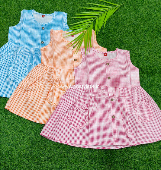 Chic & Comfy Checkered Pocket Dress – Stylish & Playful!" ( Best 3 dispatched)